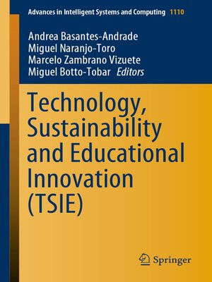 cover image of Technology, Sustainability and Educational Innovation (TSIE)